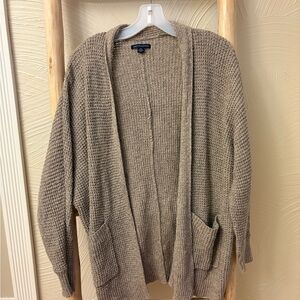 American Eagle Outfitters Tan Knit Cardigan